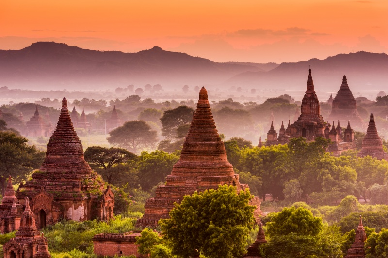 Myanmar The Golden land The often country of Myanmar is