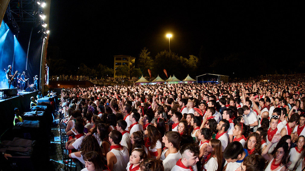 Concert at the Plaza de los Fueros